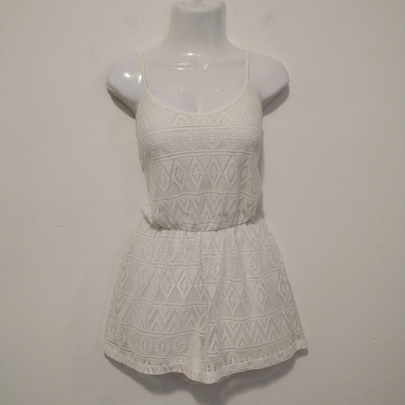 No Comment. - White Lace Sleeveless Romper - Picture 14 of 14
